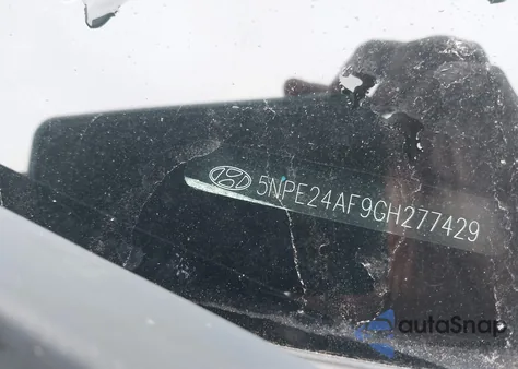 2016 Hyundai Sonata Se z USA, uszkodzony, nr VIN 5NPE24AF9GH277429